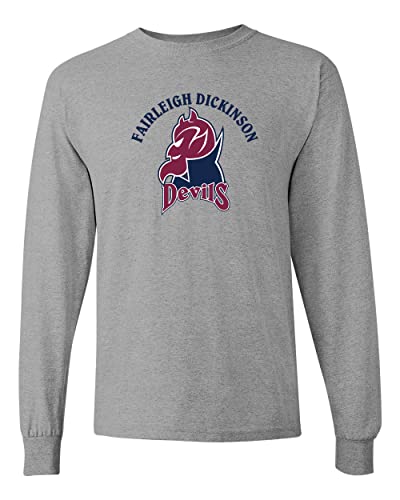 Fairleigh Dickinson Devils Long Sleeve Shirt - Sport Grey