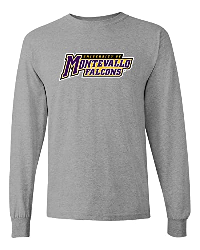 University of Montevallo Mascot Long Sleeve T-Shirt - Sport Grey