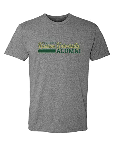 Husson University Alumni Exclusive Soft Shirt - Dark Heather Gray