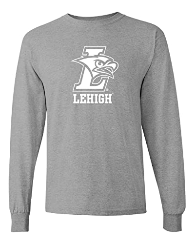 Lehigh University Mountain Hawk Long Sleeve T-Shirt - Sport Grey
