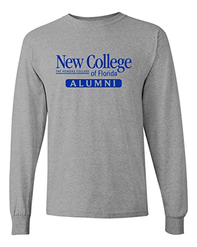 New College of Florida Alumni Long Sleeve T-Shirt - Sport Grey