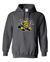 Load image into Gallery viewer, Wichita State University Shockers Hooded Sweatshirt - Charcoal
