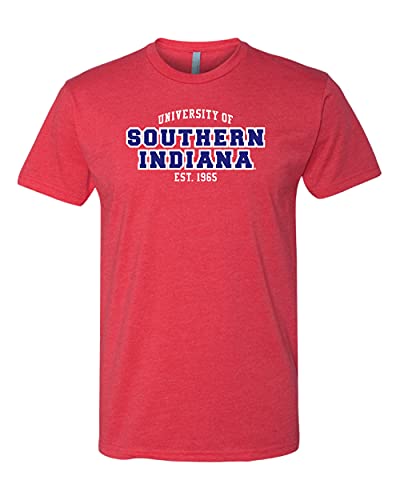University of Southern Indiana EST Two Color Exclusive Soft Shirt - Red