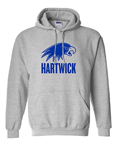Hartwick College Mascot Hooded Sweatshirt - Sport Grey