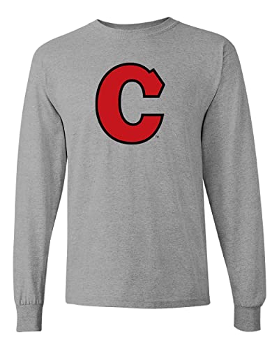 Carthage College C Long Sleeve T-Shirt - Sport Grey