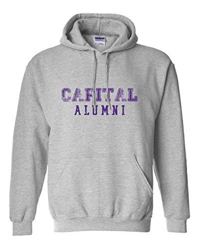 Capital University Crusaders Alumni Hooded Sweatshirt - Sport Grey