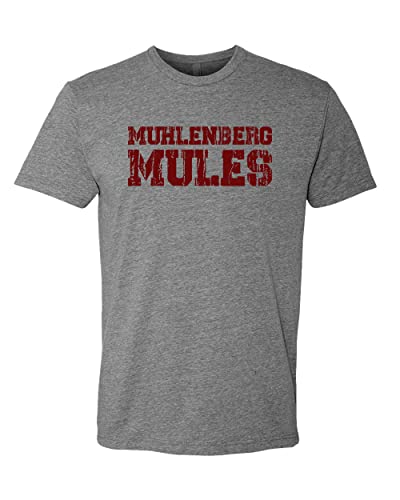 Muhlenberg Mules Soft Exclusive T-Shirt - Dark Heather Gray