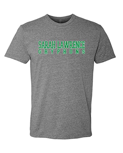 Sarah Lawrence College Block Letters Exclusive Soft Shirt - Dark Heather Gray
