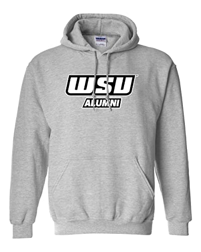 Worcester State University Alumni Hooded Sweatshirt - Sport Grey