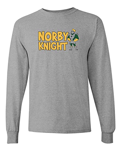 St. Norbert College Norby Knight Long Sleeve Shirt - Sport Grey