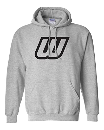Wagner College M Hooded Sweatshirt - Sport Grey