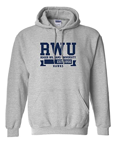 Roger Williams University Hooded Sweatshirt - Sport Grey