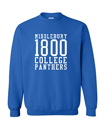 Middlebury College Vintage Crewneck Sweatshirt - Royal