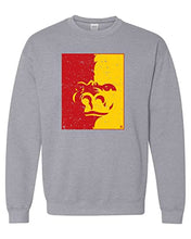 Load image into Gallery viewer, Pittsburg State Pride Gorilla Crewneck Sweatshirt - Sport Grey
