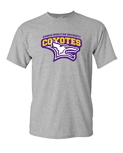 Kansas Wesleyan University T-Shirt - Sport Grey