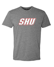 Load image into Gallery viewer, Sacred Heart University SHU Exclusive Soft T-Shirt - Dark Heather Gray

