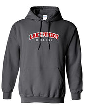 Load image into Gallery viewer, Lake Forest College Hooded Sweatshirt - Charcoal
