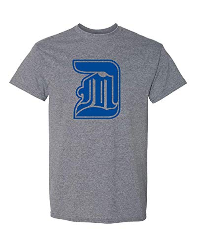U of Detroit Mercy DM One Color T-Shirt - Graphite Heather
