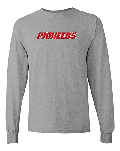 Sacred Heart Pioneers Long Sleeve T-Shirt - Sport Grey