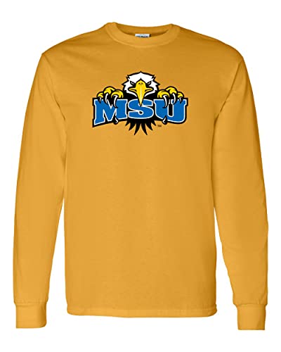 Morehead State Full Color Mascot Long Sleeve T-Shirt - Gold