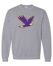 Load image into Gallery viewer, Elmira College Soaring Mascot Crewneck Sweatshirt - Sport Grey
