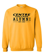 Load image into Gallery viewer, Centre College Alumni Crewneck Sweatshirt - Gold
