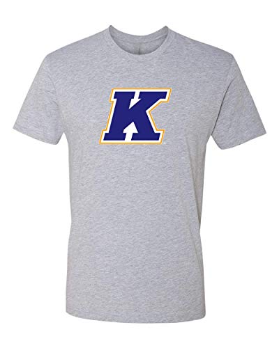 Kent State K Logo Three Color Exclusive Soft Shirt - Heather Gray