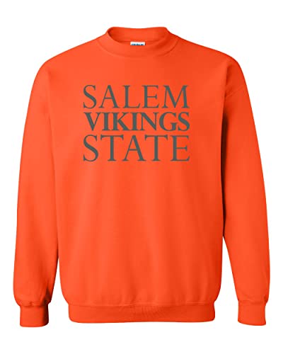 Vintage Salem State University Crewneck Sweatshirt - Orange
