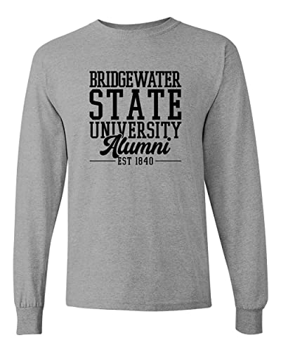 Bridgewater State Alumni Long Sleeve Shirt - Sport Grey
