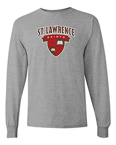 St Lawrence Full Color Logo Long Sleeve Shirt - Sport Grey