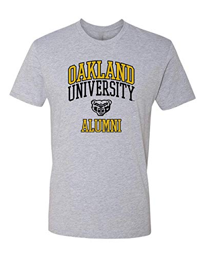 Oakland University Alumni Two Color Exclusive Soft Shirt - Heather Gray