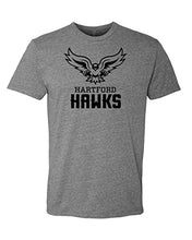 Load image into Gallery viewer, University of Hartford Hawks Exclusive Soft T-Shirt - Dark Heather Gray
