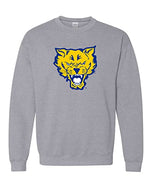 Fort Valley State University Wildcats Crewneck Sweatshirt - Sport Grey