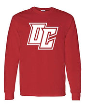 Load image into Gallery viewer, Olivet College White OC Long Sleeve - Red
