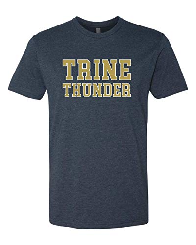 Premium Trine University 2 Color Thunder T-Shirt - Midnight Navy