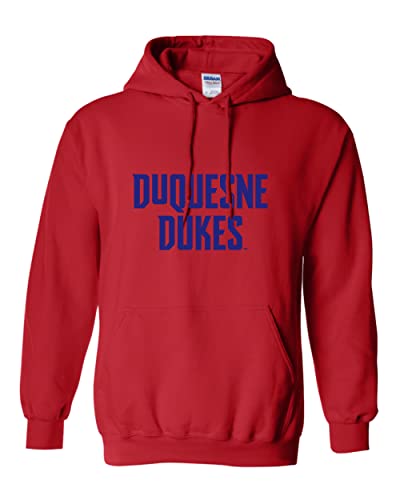 Duquesne Dukes Hooded Sweatshirt - Red