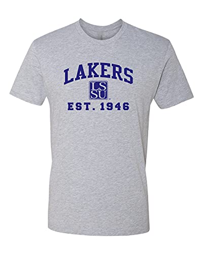 Lake Superior State LSSU Est 1946 Soft Exclusive T-Shirt - Dark Heather Gray