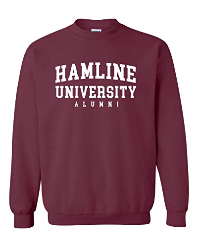Hamline University Alumni Crewneck Sweatshirt - Maroon
