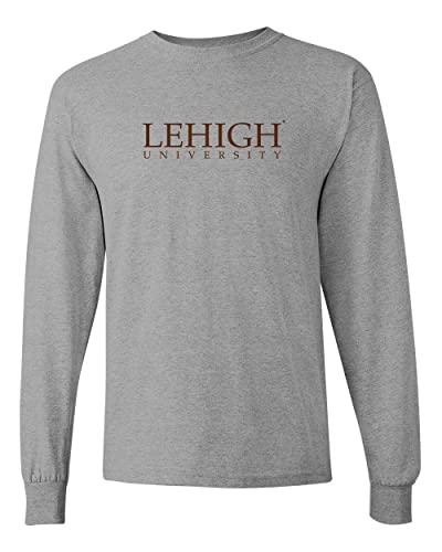 Lehigh University 1 Color Long Sleeve T-Shirt - Sport Grey