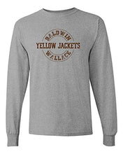 Load image into Gallery viewer, Baldwin Wallace Yellow Jackets Long Sleeve T-Shirt - Sport Grey
