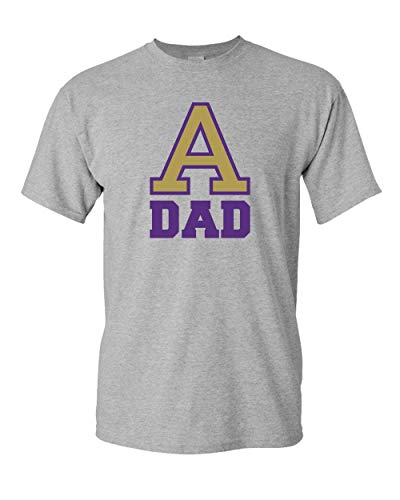 Albion College A DAD T-Shirt | Albion Britons Parent Mens/Womens T-Shirt - Sport Grey