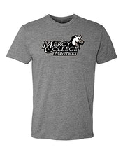 Load image into Gallery viewer, Mercy College Stacked Logo Exclusive Soft Shirt - Dark Heather Gray
