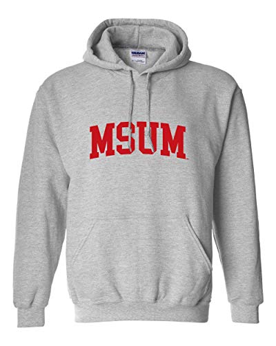 Minnesota State Moorhead MSUM Hooded Sweatshirt - Sport Grey