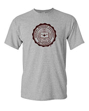Load image into Gallery viewer, Central Michigan Circle Emblem T-Shirt | CMU Chippewas Pride Mens/Womens T-Shirt - Sport Grey

