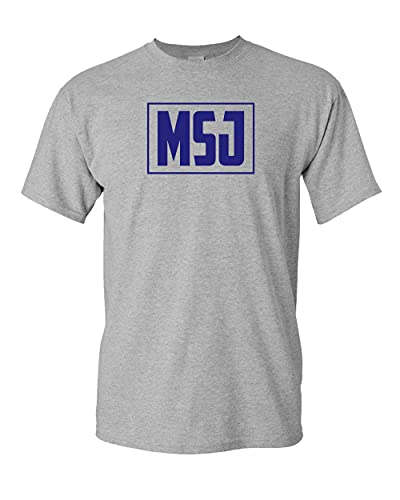 Mount St. Joseph MSJ Block One Color T-Shirt - Sport Grey