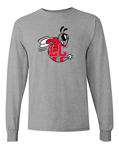 University of Lynchburg Mascot Long Sleeve T-Shirt - Sport Grey