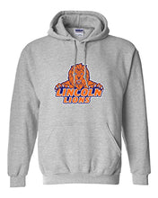 Load image into Gallery viewer, Lincoln University Full Color Hooded Sweatshirt - Sport Grey
