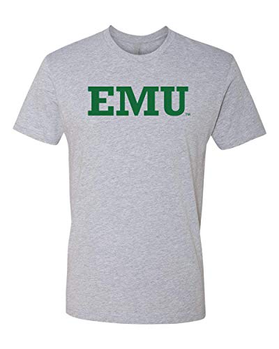 Premium Eastern Michigan EMU Eastern Michigan Eagles Mens/Womens T-Shirt - Heather Gray