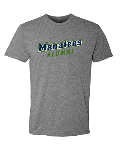 State College of Florida Manatees Alumni Soft Exclusive T-Shirt - Dark Heather Gray