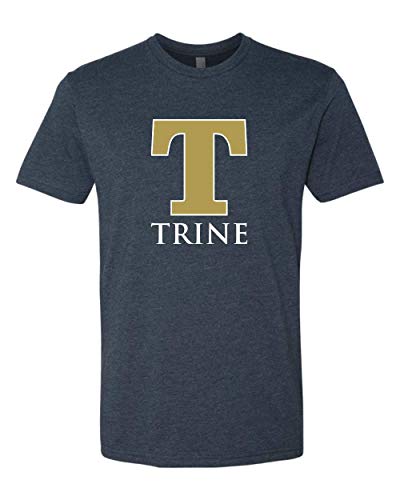 Premium Trine University 2 Color T T-Shirt - Midnight Navy